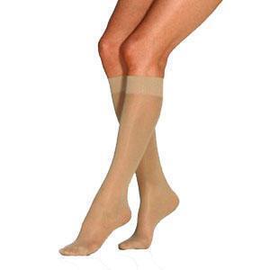 Jobst Medical LegWear Knee High 20-30 mmHg Ultra Sheer Medium Silky Beige 1 Pair - All