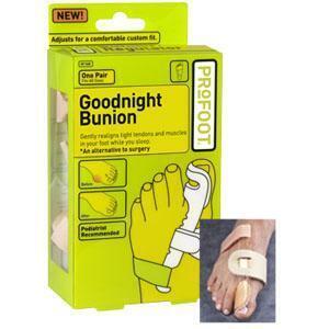 Profoot Goodnight Bunion Adjuster One Pair Left/Right One Size Fits All - All