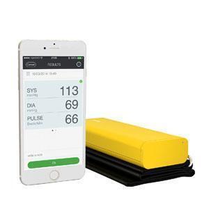 Qardioarm Smart Blood Pressure Monitor for Apple iOS and Android Racing Yellow - All