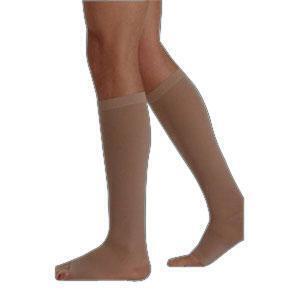 Jobst Relief 30-40 mmHg Knee High Open Toe Large Full Calf Beige - All