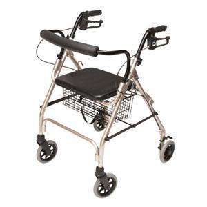 Lumex Walkabout Lite Four-Wheel Rollator Champagne 6 Wheel - All