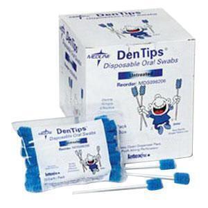 Dentips Disposable Oral Swab Blue - All