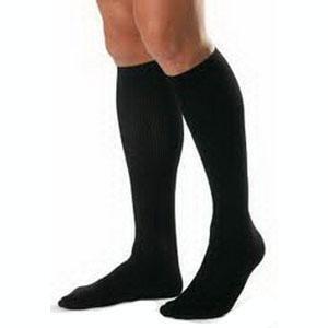 Jobst Medical LegWear For Men Knee High Socks 15-20 mmHg Black Large 1 Pair - All