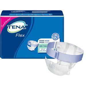 Tena Flexi-Fit Belted Maxi Absorbency Disposable Briefs Size 12 22 count - All