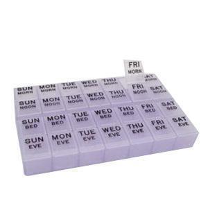 Mediplanner Ii Pill Holder 8-3/8 x 5-5/8 x 1-1/8 - All