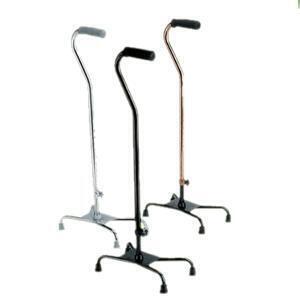 Medline Aluminum Quad Cane Large Base Chrome Mds86228chr - All