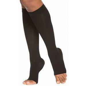 Jobst Ulcercare X-Large Black Knee High Open Toe No Zipper - All