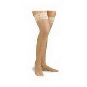 Jobst Relief 30-40 mmHg Thigh High Silicone Open Toe Large Beige - All