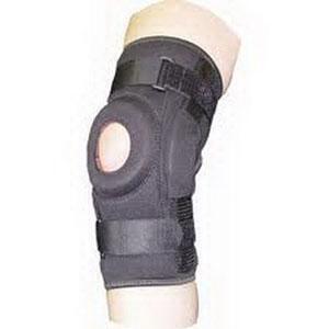 Bell-horn ProStyle Hinged Patella Wrap in Black - All