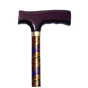 Folding Travel Cane with Fritz Handle Paisley 33 37 - All