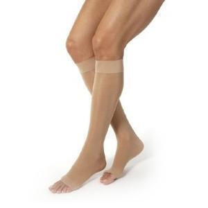 Jobst Ultrasheer 15-20 mmHg Med Natural Knee High Open Toe - All