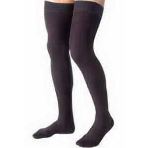 Jobst forMen 20-30 mmHg Med Black Thigh High - All