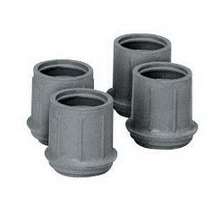 Gray Tips Bx Of 4 Fits 1 1/8 Walker Bath Bnch - All