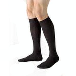 Jobst Medical LegWear For Men Knee High Socks 15-20 mmHg Black Medium 1 Pair - All