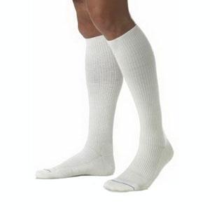 Jobst forMen 15-20 mmHg Med White Knee High - All