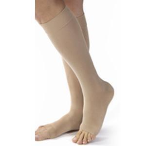 Jobst Opaque 15-20 mmHg Large Natural Knee High Open Toe - All