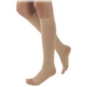 Natural Rubber Thigh-High Stockings with Grip-Top Size S4 Natural - All