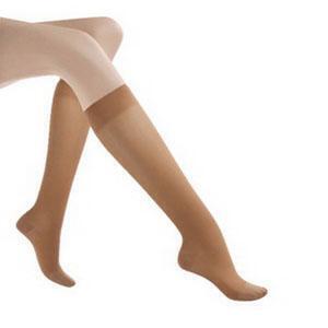 Jobst Ultrasheer 20-30 mmHg Large Suntan Knee High - All