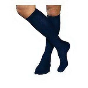 Men's Knee-High Ribbed Compression Socks X-Large Navy - All