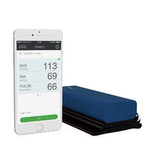 Qardioarm Wireless Blood Pressure Monitor for iOS and Android Midnight Blue - All