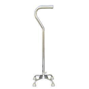 Medline Aluminum Quad Cane Small Base Chrome Mds86222chr - All