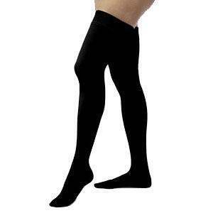 Jobst Opaque 20-30 mmHg Small Black Thigh High Silicone Dot Band - All
