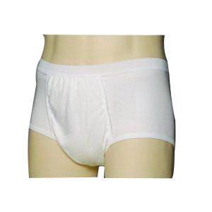 Light and Dry Large White Women's Pull On Incontinent Brief 30-33 Inch - All