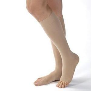 Jobst Opaque 20-30 mmHg Large Black Knee High Open Toe - All