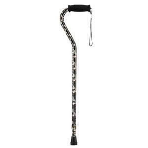 Aluminum Adjustable Offset Cane Camouflage 30 39 Height Adjustment - All