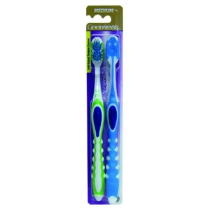 Complete Clean Medium Toothbrush with Tongue Cleaner - All