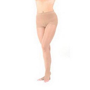 Pantyhose 30-40 Open Toe Small Full Short Beige - All