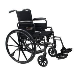 Traveler L4 Folding Wheelchair with Elevating Legrest 16 x 16 Seat - All