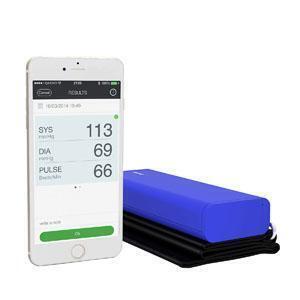 Qardioarm Smart Blood Pressure Monitor for Apple iOS and Android Electric Blue - All