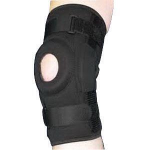 Bell-horn ProStyle Hinged Patella Wrap in Black - All