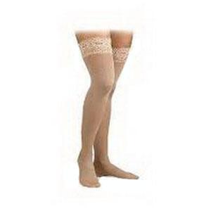 Jobst Ultrasheer 20-30 mmHg Med Natural Thigh High Silicone Dot Band - All