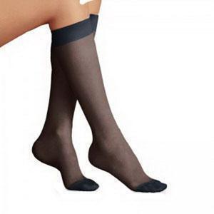 Jobst Ultrasheer 15-20 mmHg Large Black Knee High - All