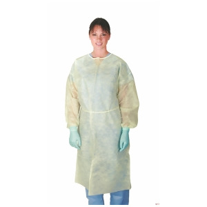 Polypropylene Isolation Gowns Yellow Regular/Large 50 Each / Case 1 Case - All