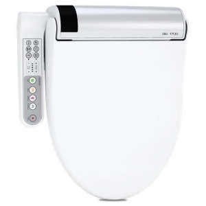 Biobidet Bliss Bb-1700 Elongated White Bidet Toilet Seat - All