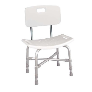 Drive Medical Bariatric Heavy Duty Bath Bench with Backrest - All