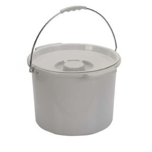 Commode 12 Quart Bucket with Handle and Cover - All