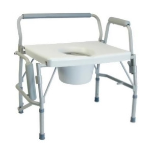 Lumex 6438A Imperial Collection 3-in-1 Steel Drop Arm Commode 600 lb. Weight... - All