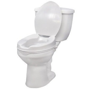 Drive Medical Raised Toilet Seat with Lock and Lid 2 - All