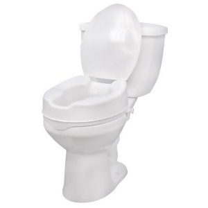 Drive Medical Raised Toilet Seat with Lock and Lid 4 - All