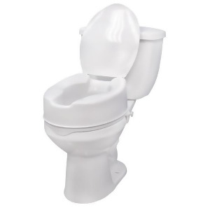 Drive Medical Raised Toilet Seat with Lock and Lid 6 - All