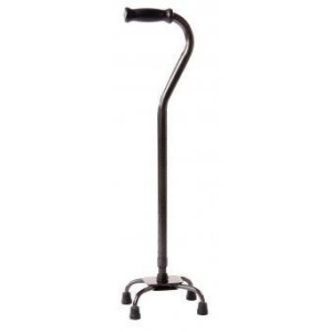 Xtra Quad Cane CarexA Steel 28 to 37 Inch Black Item Number Fga41500 0000 1 Each / Each 28 37 - All