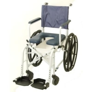 Invacare 6795 Mariner Rehab Shower Commode Chair 23 Wheels 16 Seat Width - All