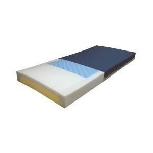 Multi-ply Pressure Reducing Mattress Series 6500 Lite with Raised Side Rails 36 X 76 X 6 Inch - All