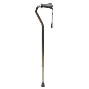 Adjustable Offset Cane with Ortho-Ease Grip Bronze Standard Length 31 39 - All
