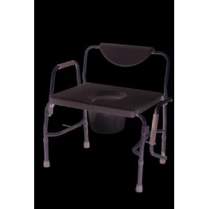 Drive Medical Bariatric Drop Arm Bedside Commode Chair - All