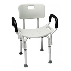 Lumex 7921Ra Platinum Collection Bath Seat with Backrest and Arms Retail Pac... - All